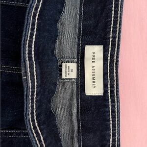 Free Assembly Women's Mini Skirt - Dark Blue